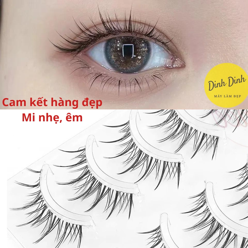Lông Mi Giả Gân Trong Tự Nhiên, Mi Giả Anime Mắt Ướt, Mi Dưới Giả Nhẹ 5 ...