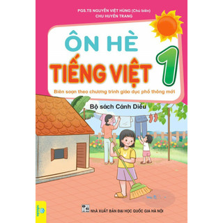 Sách - Combo 2 cuốn Ôn Hè Toán + Tiếng Việt Lớp 1 Cánh Diều - ndbooks