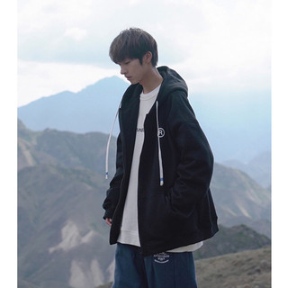Áo Khoác Jacket Hoodie Zip Nỉ Thu Đông Nam Nữ Chữ R Unisex Form Rộng