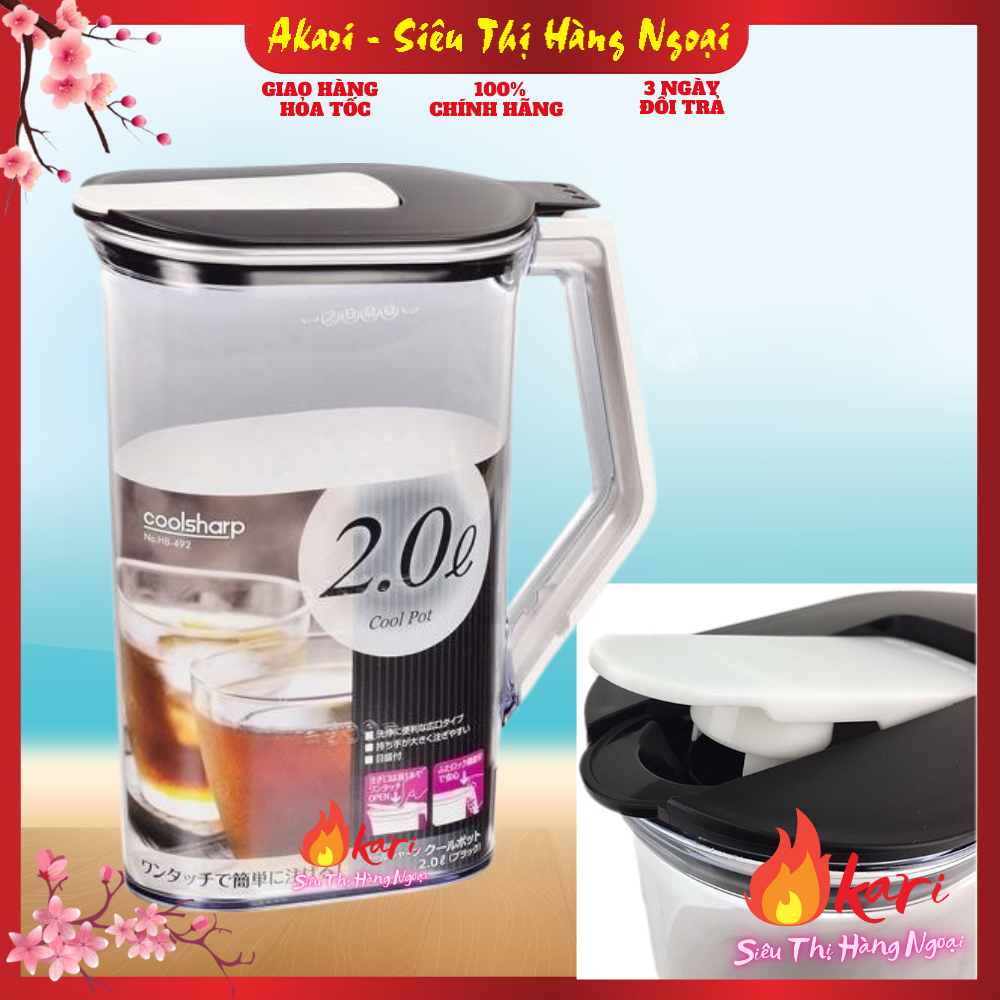 Bình đựng nước Nhật Bản Cool Sharp cao cấp 2 lít chịu nhiệt từ -20°C ...