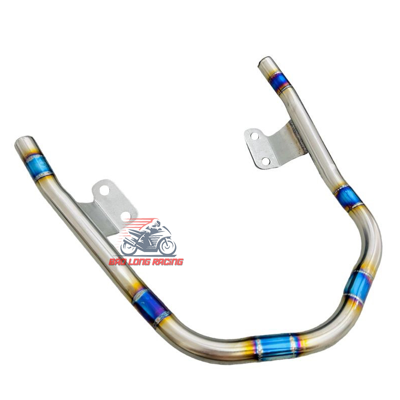 Cảng Sau INOX chạy Vảy Cá V2 7 màu Titan gắn xe máy Wave A110 Blade S110 RSX RS100 WAVE A100