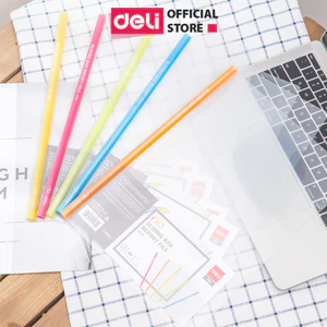 File rút gáy A4 10mm Deli học sinh, bìa trong kẹp giấy tài liệu hồ sơ văn phòng, file đựng giấy tờ xoay gáy tiện lợi