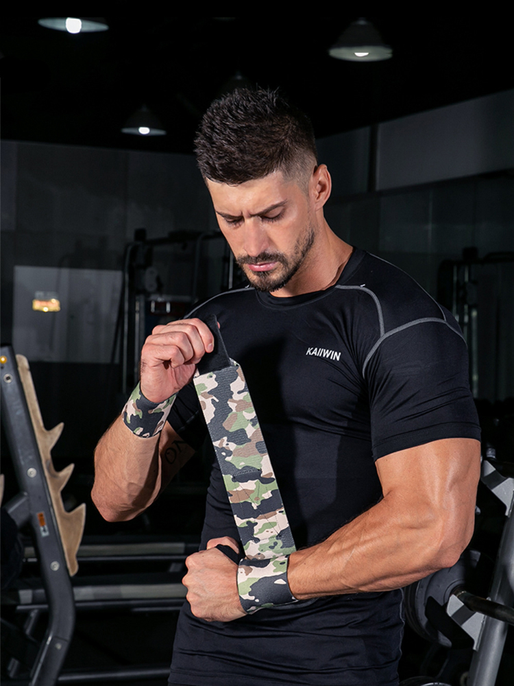 Ảnh Băng Quấn Bảo Vệ Cổ Tay Hàng Chính Hãng Băng Quấn Thể Thao Tập Gym Chất Liệu Polyester Chắc Chắn Cleacco Camo Boro Sport 3