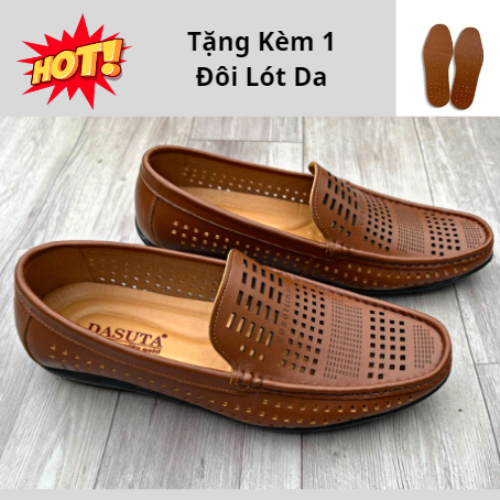 Giày Rọ Da Bò, Giày Hè Nam Thoáng Khí Chống Hôi Chân ( Bảo Hành 1 Năm ...