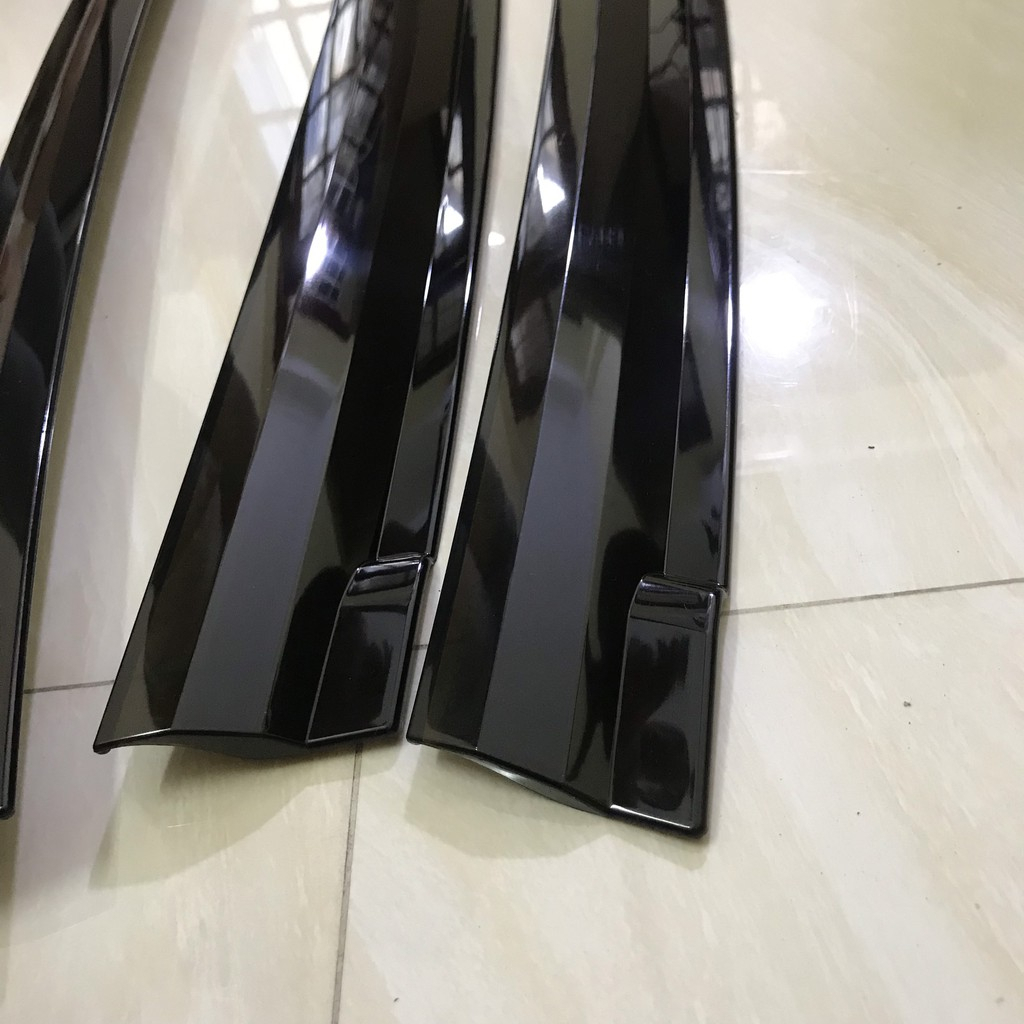 Vè che mưa xe Honda Civic 2006 - 2012, 2013-2016, 2017 - 2021 Nhựa Đen thái cao cấp, dày dặn, sáng bóng