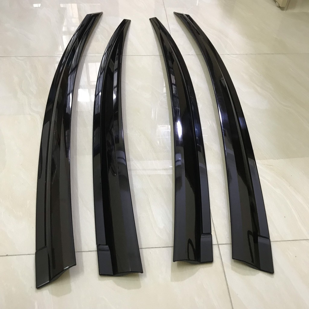 Vè che mưa xe Honda Civic 2006 - 2012, 2013-2016, 2017 - 2021 Nhựa Đen thái cao cấp, dày dặn, sáng bóng