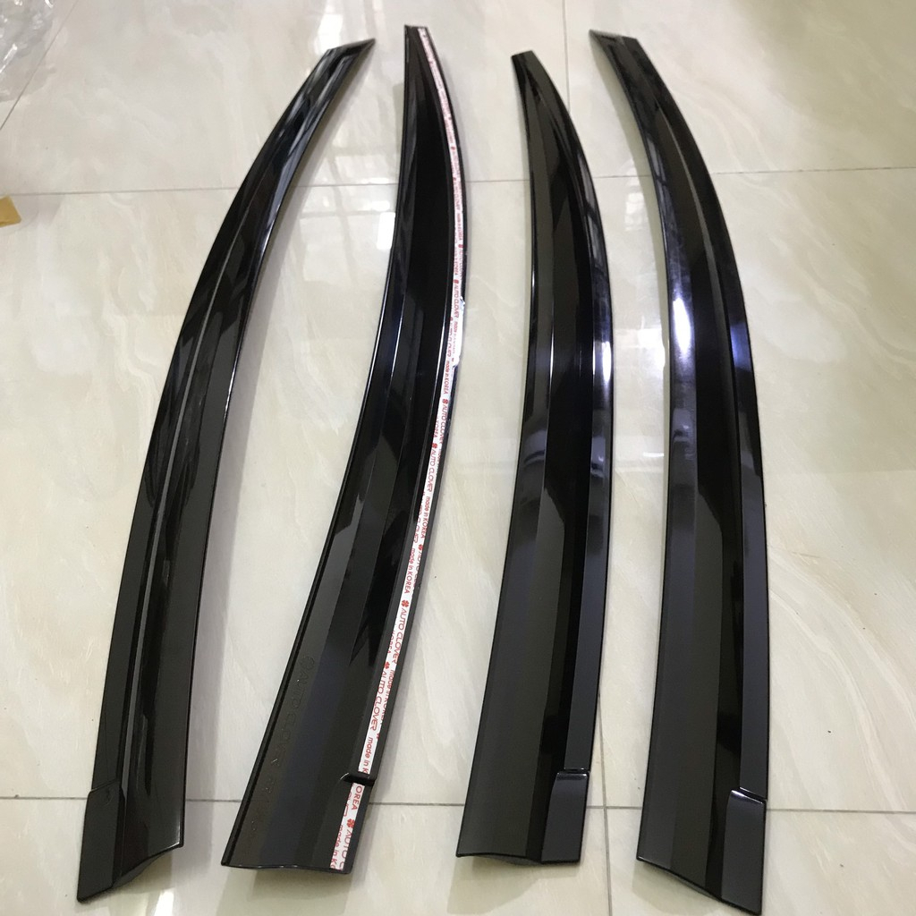 Vè che mưa xe Honda Civic 2006 - 2012, 2013-2016, 2017 - 2021 Nhựa Đen thái cao cấp, dày dặn, sáng bóng