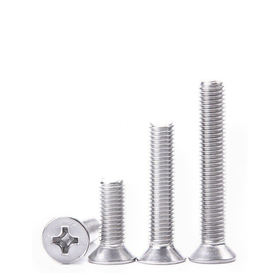 (INOX304) 10 cái M3-M6 vít pake đầu bằng inox304 M3-M6