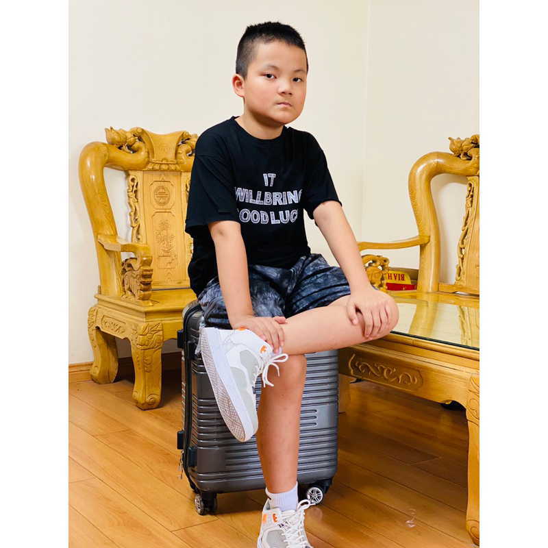 Bộ quần áo cho bé 18-45kg hình thỏ siêu đẹp
