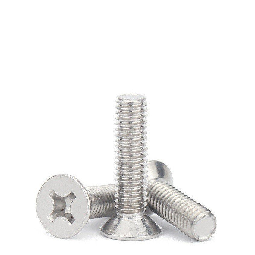 [INOX201] 10 cái M3-M6 vít pake đầu bằng thân bulong inox201 M3-M6