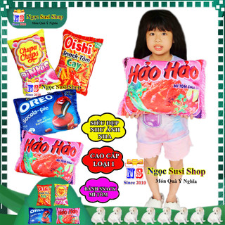 GỐI HÌNH GÓI MÌ BÁNH SNACK NHỒI BÔNG SIÊU MỀM MỊN GIAO RẤT NHANH [ CAO CẤP]