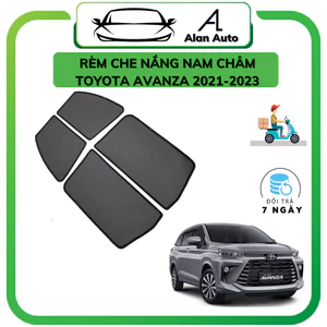 Rèm che nắng ô tô Toyota Avanza 2022-2023 , che nắng hút nam châm theo xe, bộ 4 cánh. Hàng loại tốt