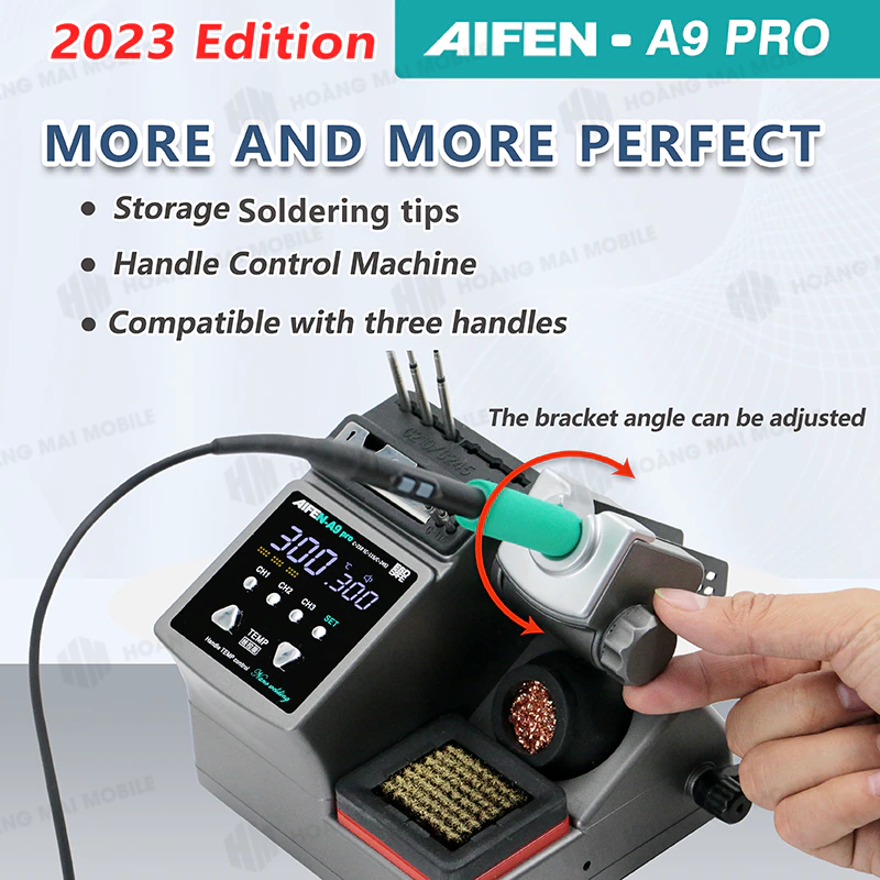 Máy hàn AIFEN A9 PRO version 2023 cầm tay, phù hợp mũi hàn C210 48W