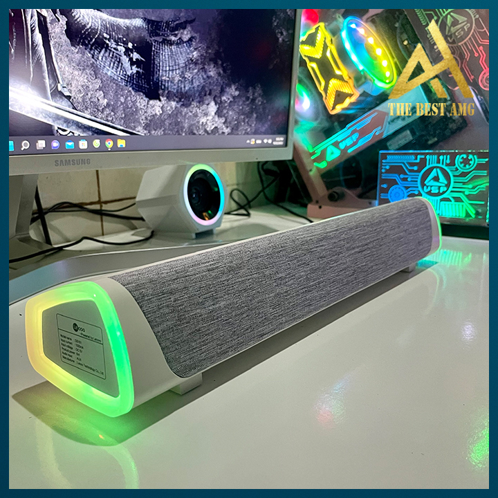 Loa Thanh Soundbar Bluetooth Loa Máy Tính Để Bàn Có Mic Led Rgb ...