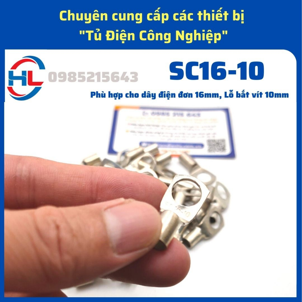 50 Đầu cos sc16, SC16-8, SC16-10, SC16-6, đầu cos sc các loại, cosse ...
