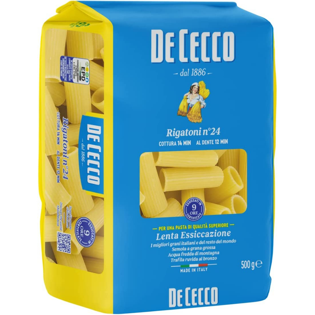 Nui Rigatoni Dececco No.24 Túi 500g | Shopee Việt Nam