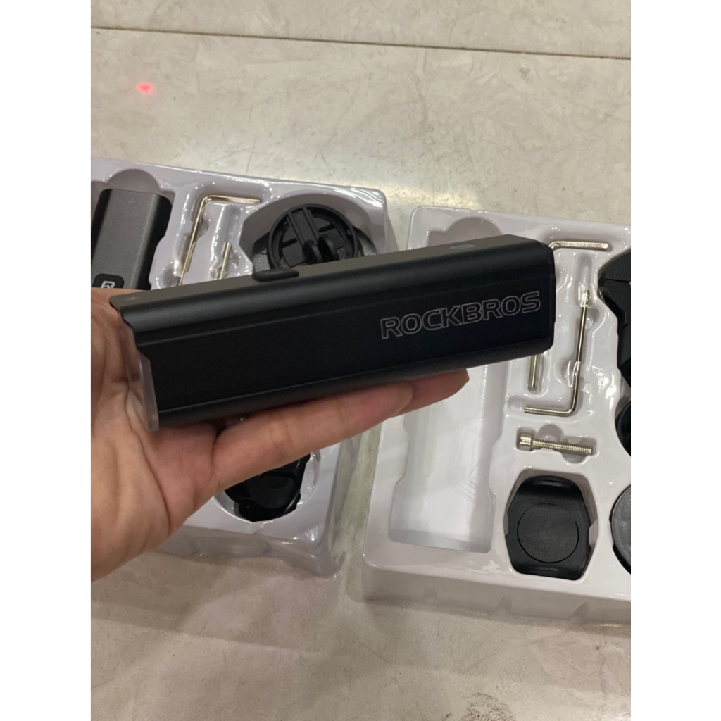 Đèn xe đạp Rockbros RHL-1000, độ sang 1000lm, pin 4800mah - Đèn xe đạp ...