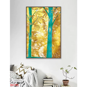 Tranh Treo Tường Canvas Phong Cách Bắc Âu Hình Hoa Và Cây Trang Trọng Xưởng Giá Rẻ