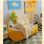 (Sẵn hàng) Ghế Sofa mềm mại, vải bông kết thúc, đầy các hạt thân thiện với môi trường EPS, thoải mái và nhẹ ghế lười hạt xốp ghế sofa mini sofa phòng khách decor phòng ngủ đám mây đọc sách lười hạt đậu — ảnh 5