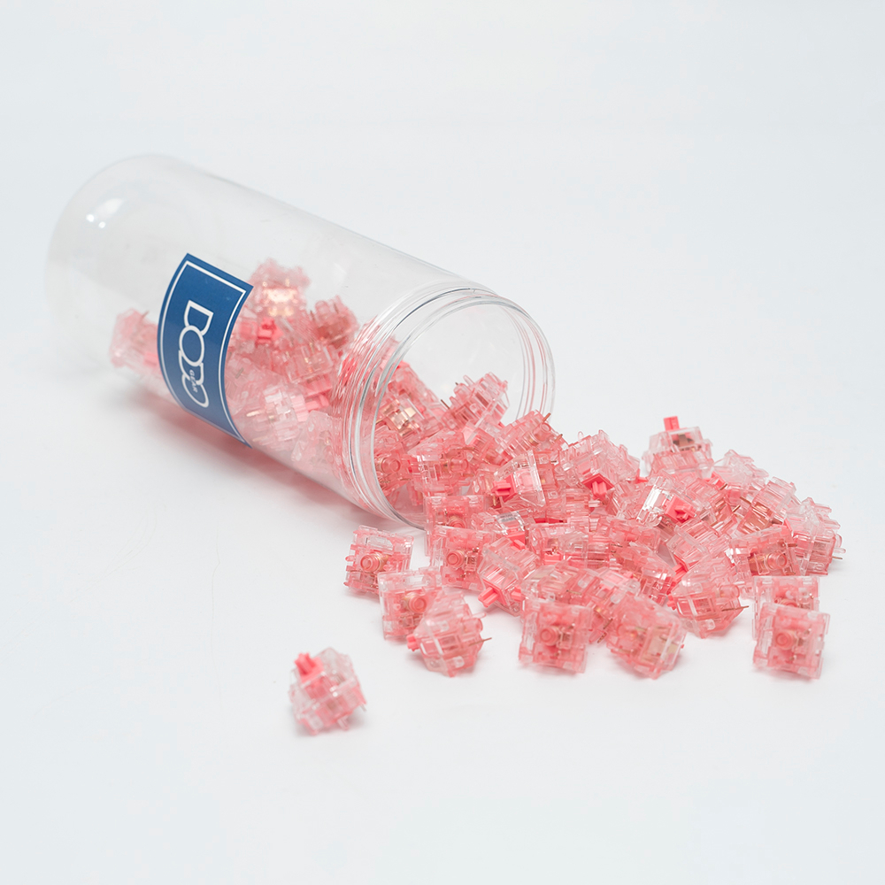 KTT Strawberry Linear Switches For Mechanical Keyboards