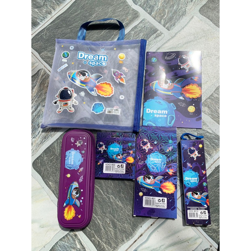 Set túi bút - bộ đồ dùng học tập cho bé trai, bé gái làm quà tặng học sinh (   hót)