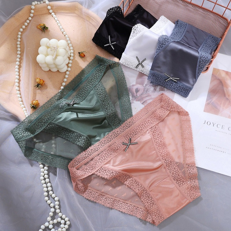 Quần lót nữ ren su cao cấp mềm mại kháng khuẩn sexy gợi cảm 330
