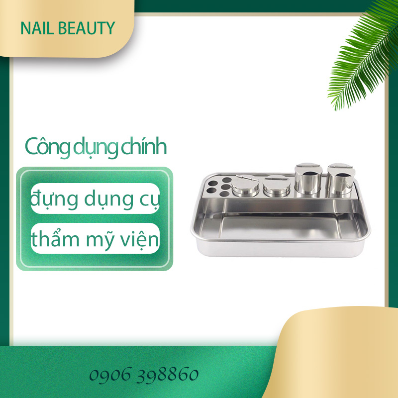 chén bát inox 304 - khay hạt đậu - hũ chum inox dùng trong spa, thẩm mỹ ...