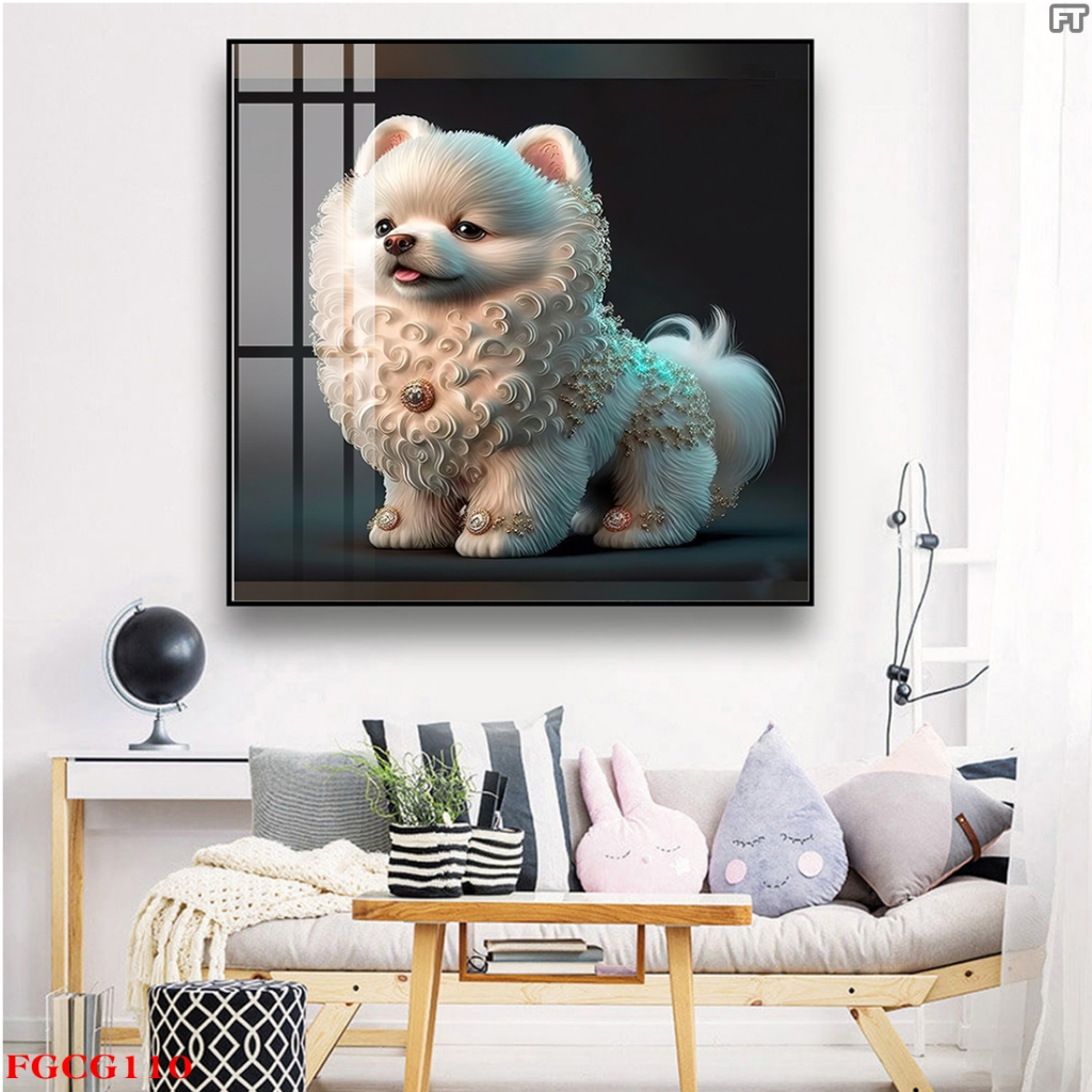 Tranh Treo Tường Tráng Gương Cao Cấp 12 Con Giáp Độc Lạ Trung Hoa OHA Decor