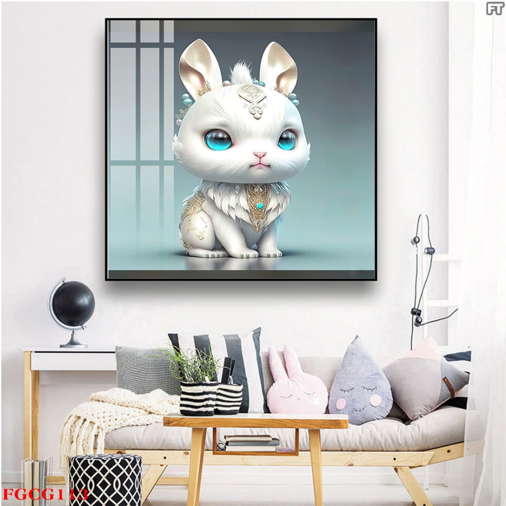 Tranh Treo Tường Tráng Gương Cao Cấp 12 Con Giáp Độc Lạ Trung Hoa OHA Decor