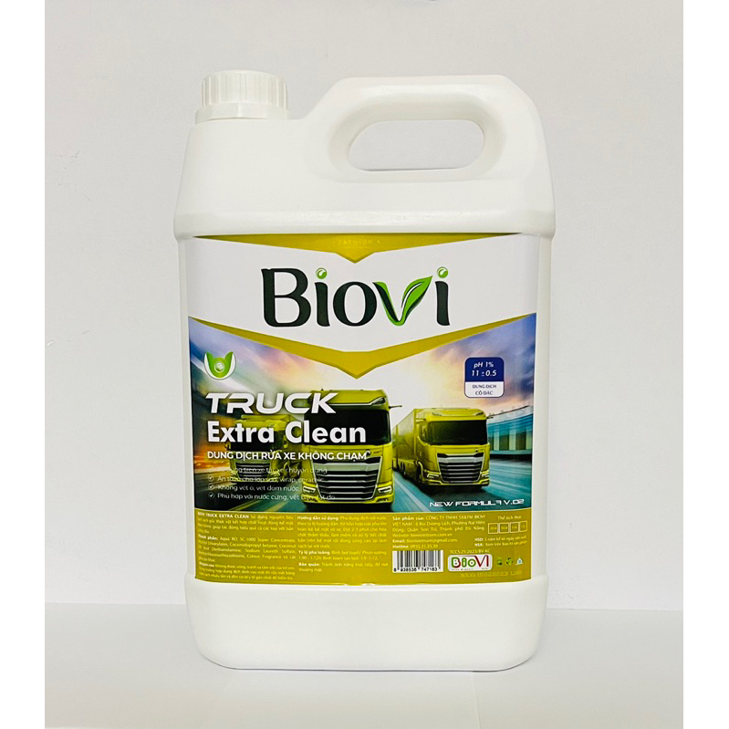 DUNG DỊCH RỬA XE KHÔNG CHẠM BIOVI CHUYÊN DỤNG CHO XE TẢI (5L) | Shopee ...