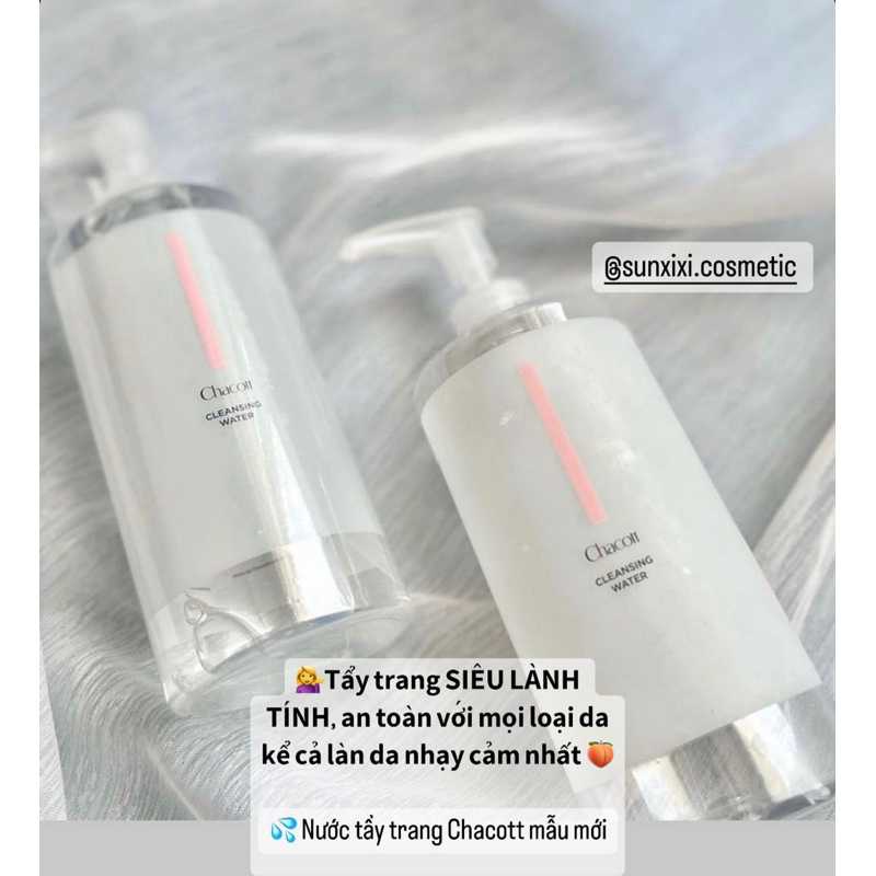 TẨY TRANG CHACOTT 500ML