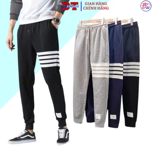 Quần thể thao nam nữ chất vải mềm co giãn thoải mái, quần nam nữ thu đông dài Jogger Thom bo gấu K1
