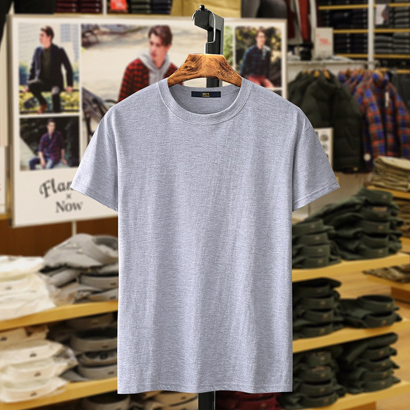 Áo thun nam cổ tròn nam hàng Q.C cao cấp 100% cotton thấm hút mồ hôi không bai xù khi sử dụng B 8654