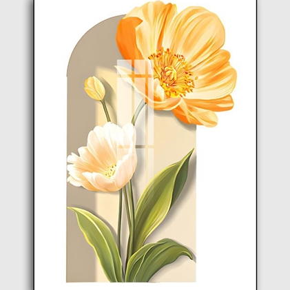 Tranh Cắt 3D Led Hoa Trang Trí Phòng Ngủ, Phòng Khách, Quán Cà Phê OHA Decor