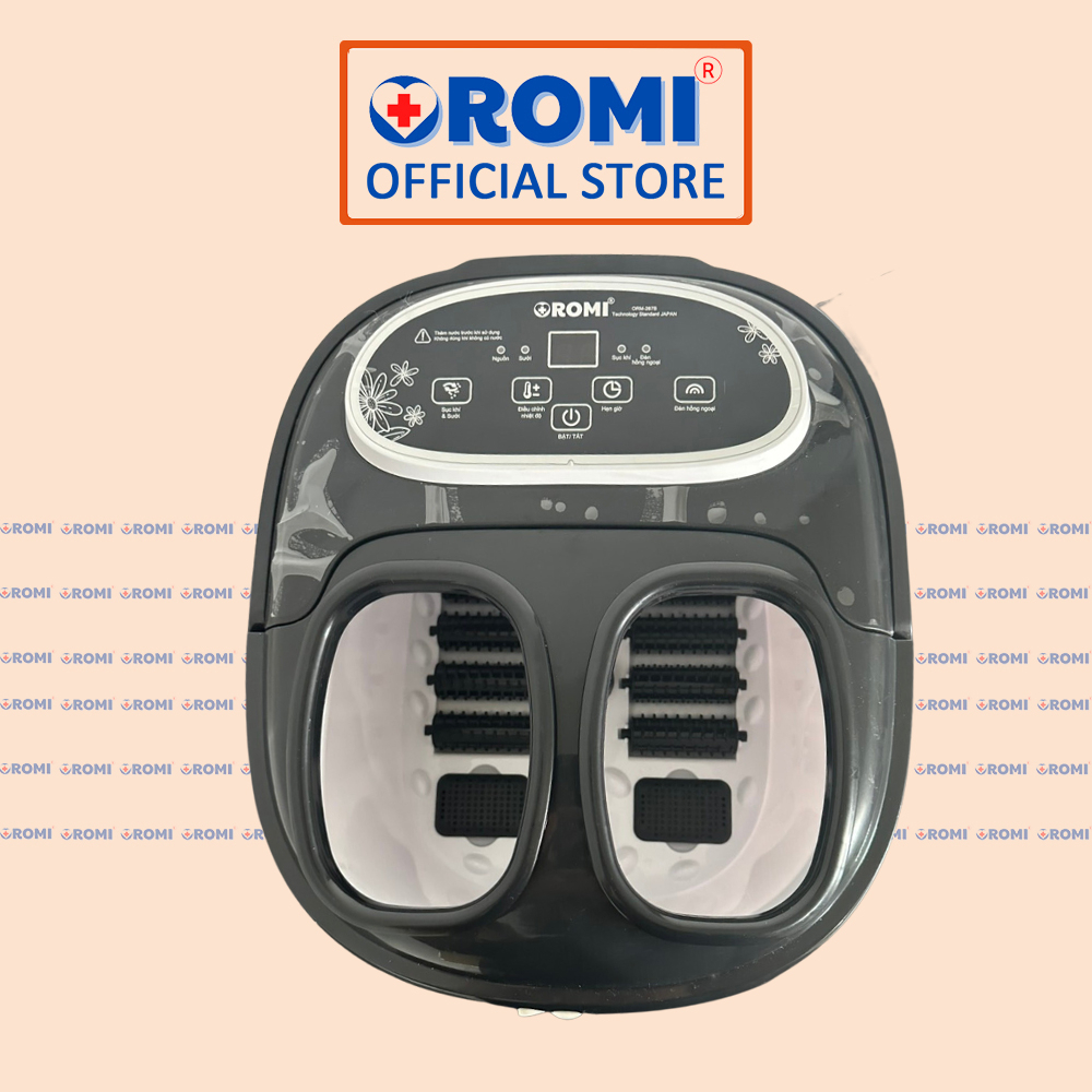 Bồn massage ngâm chân OROMI ORM-267B - Máy mát-xa thư giãn tự động làm nóng nước