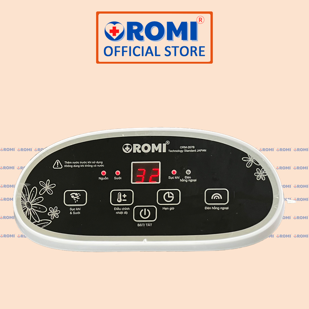 Bồn massage ngâm chân OROMI ORM-267B - Máy mát-xa thư giãn tự động làm nóng nước