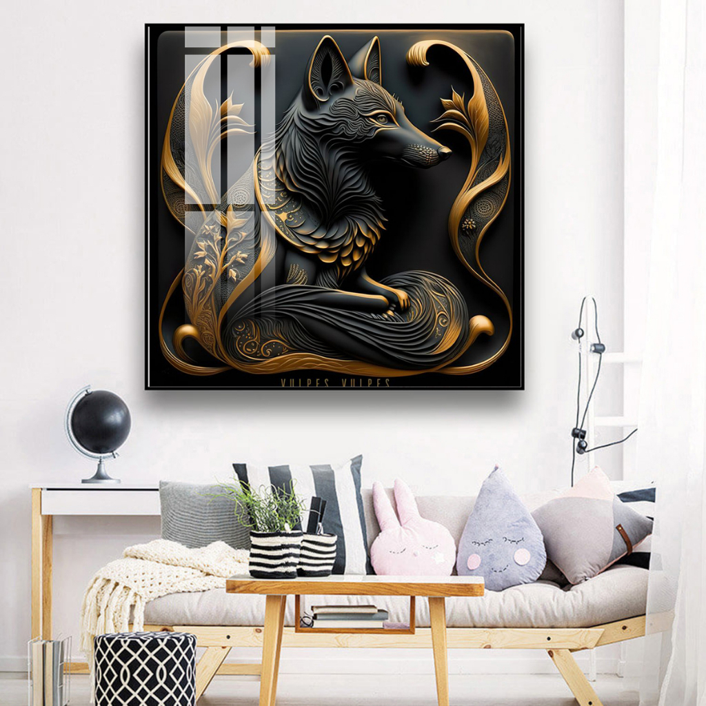 Tranh Tráng Gương 12 Con Giáp 3D Chạm Nổi Độc Đáo Phòng Khách/ Phòng Ngủ/ Quà Tặng