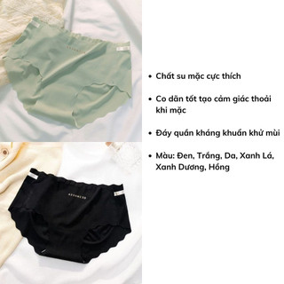 Quần lót nữ đúc su thun lạnh cao cấp không đường may lượn sóng quyến rũ và gợi cảm DEVARI L8368