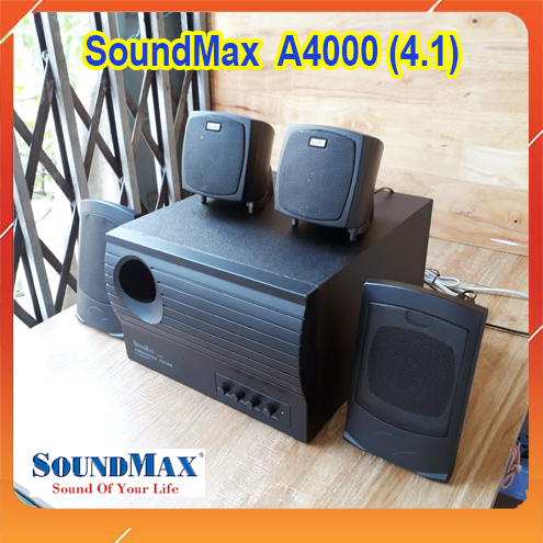 Loa vi tính SoundMax 4.1 A4000 | Shopee Việt Nam