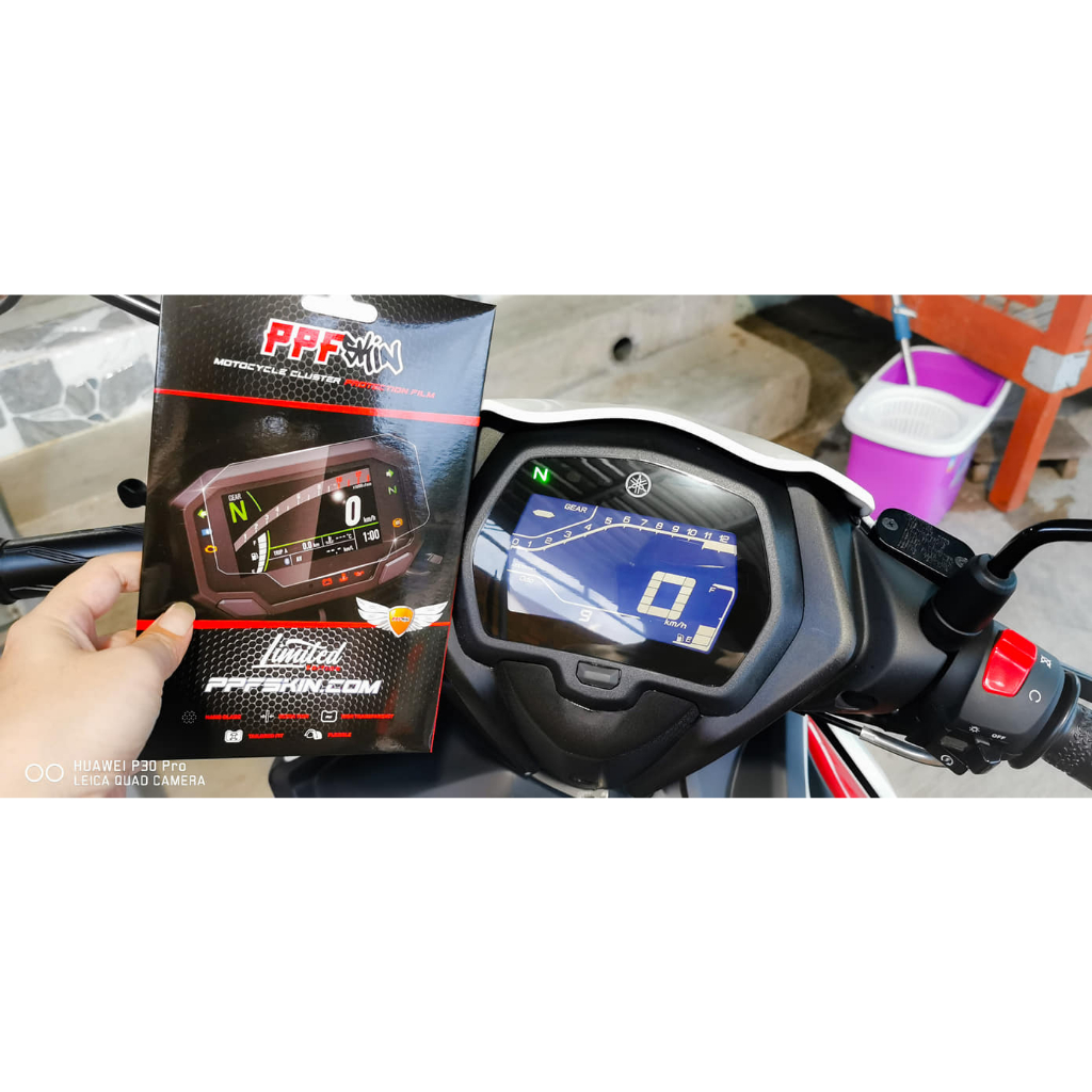 PPF Yamaha excenter 155 202 ... PPF dán bảo vệ mặt đồng hồ xe, hàng nhập khẩu