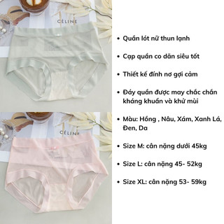 Quần lót nữ thun lạnh cao cấp tôn dáng mềm mại đính nơ gợi cảm và quyến rũ DEVARI L896
