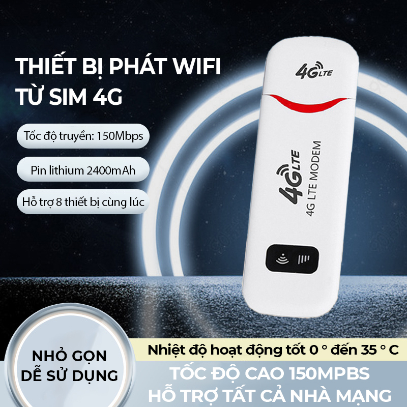 Bộ phát wifi từ sim 4G, trang bị chip cấp sóng siêu khỏe- D1503 ...