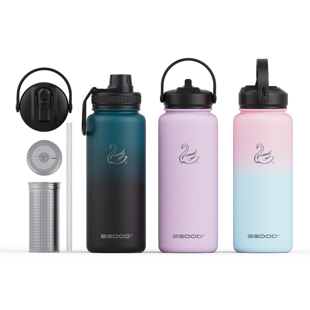 Bình Giữ Nhiệt 2GOOD WF-01 - Combo 2 Nắp Và Lõi Lọc Detox Inox 304 ...