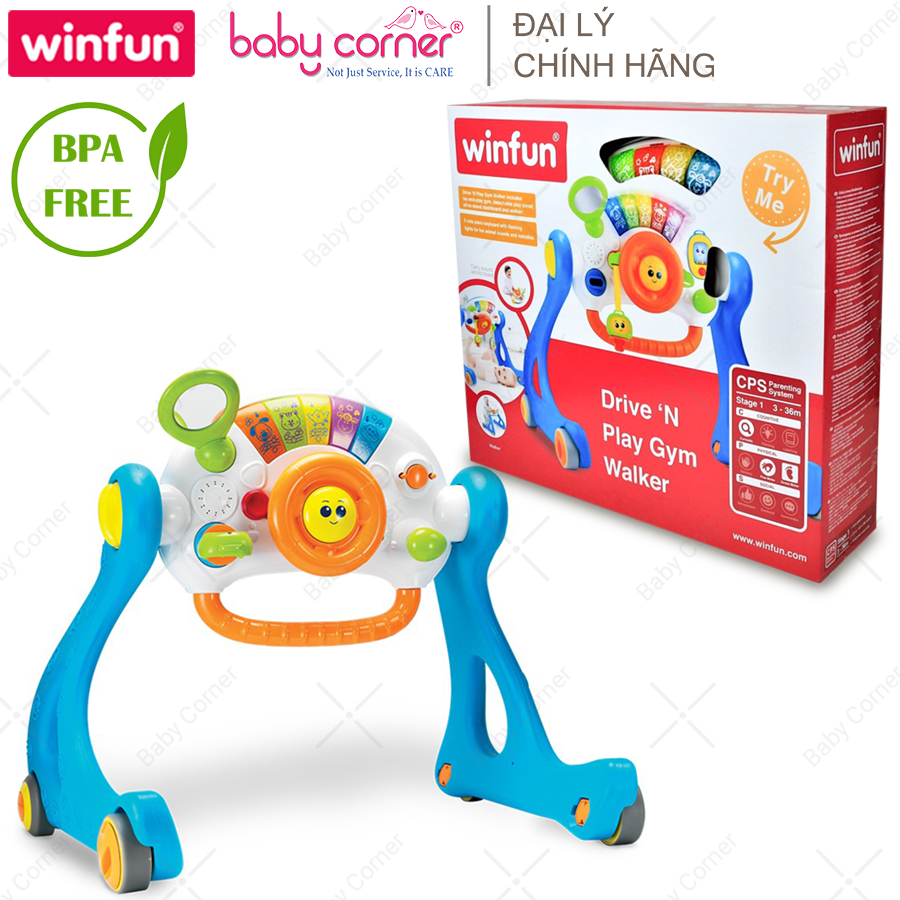 Winfun drive n play gym walker sales