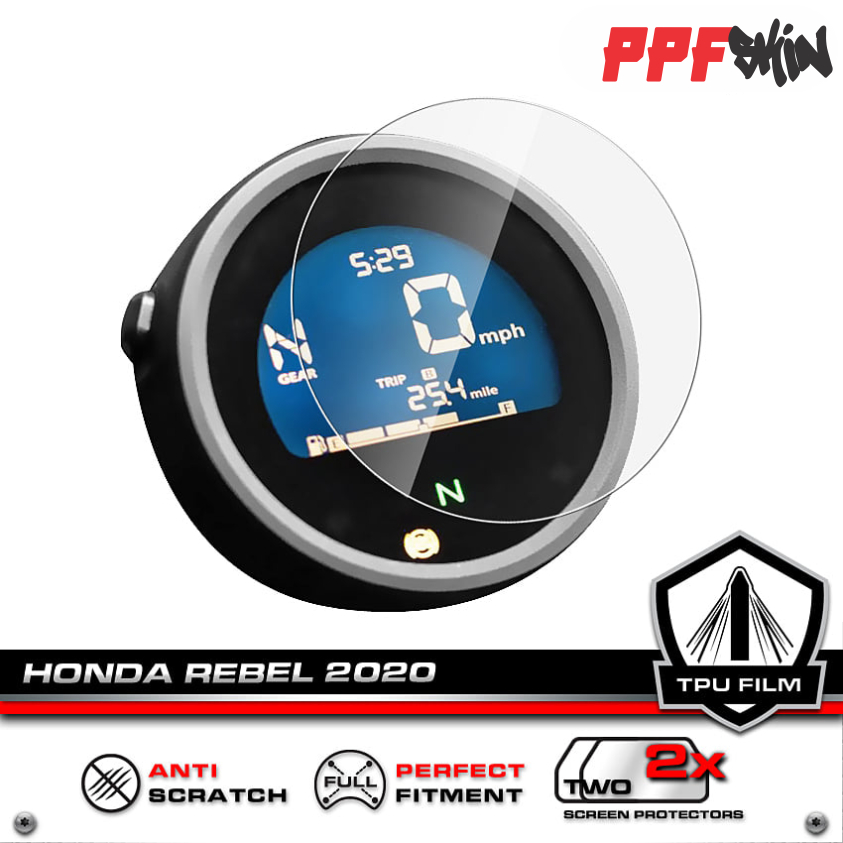 PPF Honda Rebel 2025  ..... PPF dán bảo vệ mặt đồng hồ xe