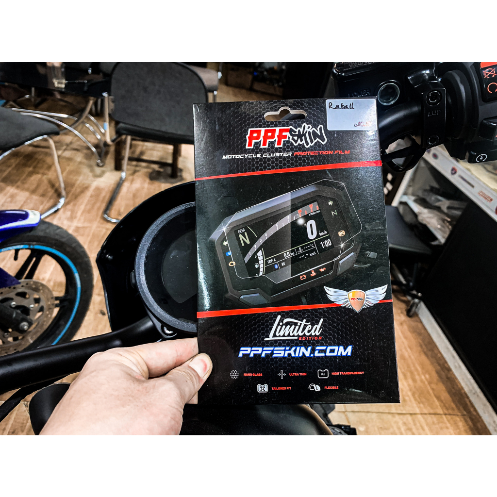 PPF Honda Rebel 2025  ..... PPF dán bảo vệ mặt đồng hồ xe