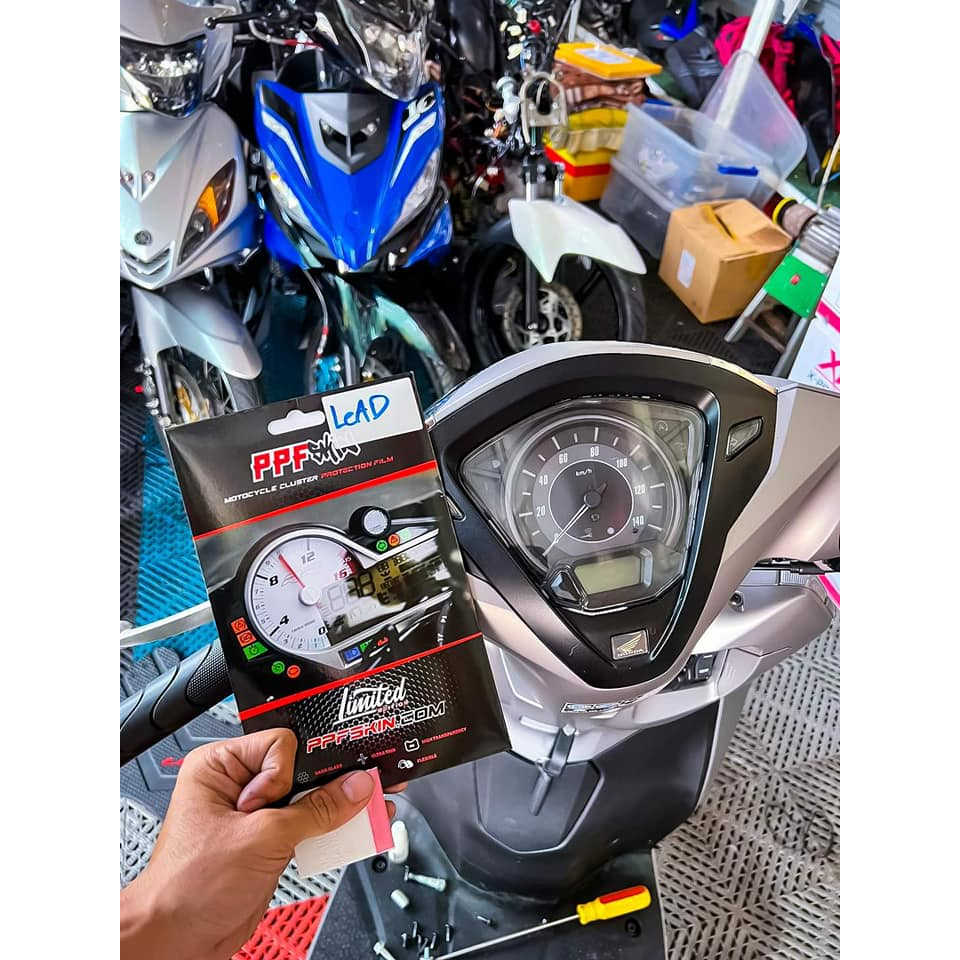 PPF Honda Lead 4Val 2024 2025  ...PPF dán bảo vệ mặt đồng hồ xe