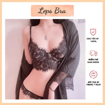 Áo Bra Ren, Áo Bralette Hàng Cúc Ren Mềm Xuyên Thấu - AR07