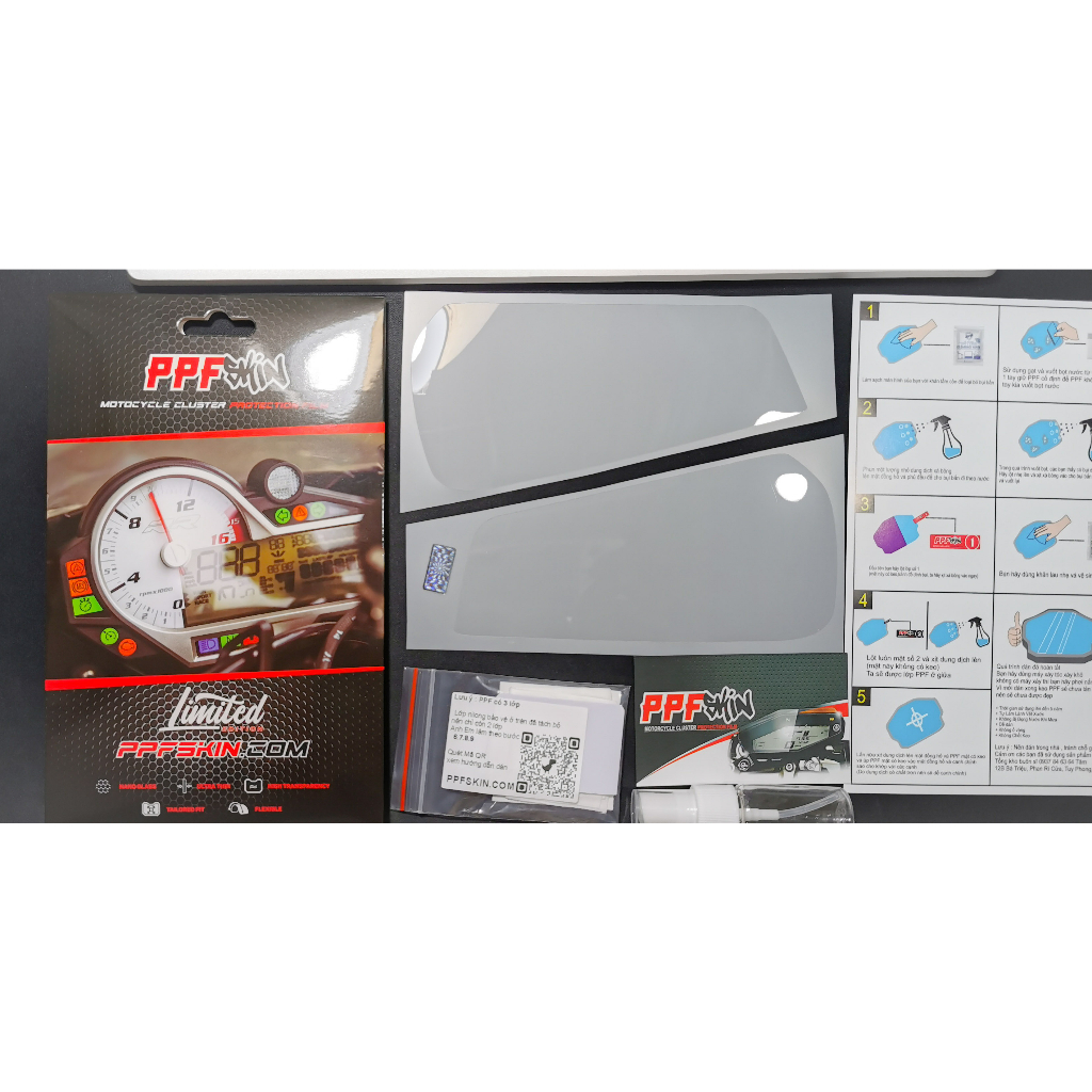 PPF chóa đèn AB 125 150 160 2022...UPPF dán bảo vệ chóa đèn xe