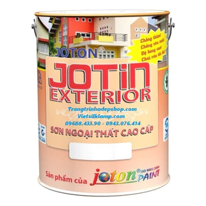 Sơn màu ngoại thất - Sơn gốc nước SIÊU BÓNG CAO CẤP JOTON JOTIN (5L)